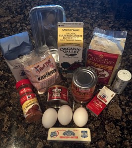 Ingredients for Pumpkin Bread